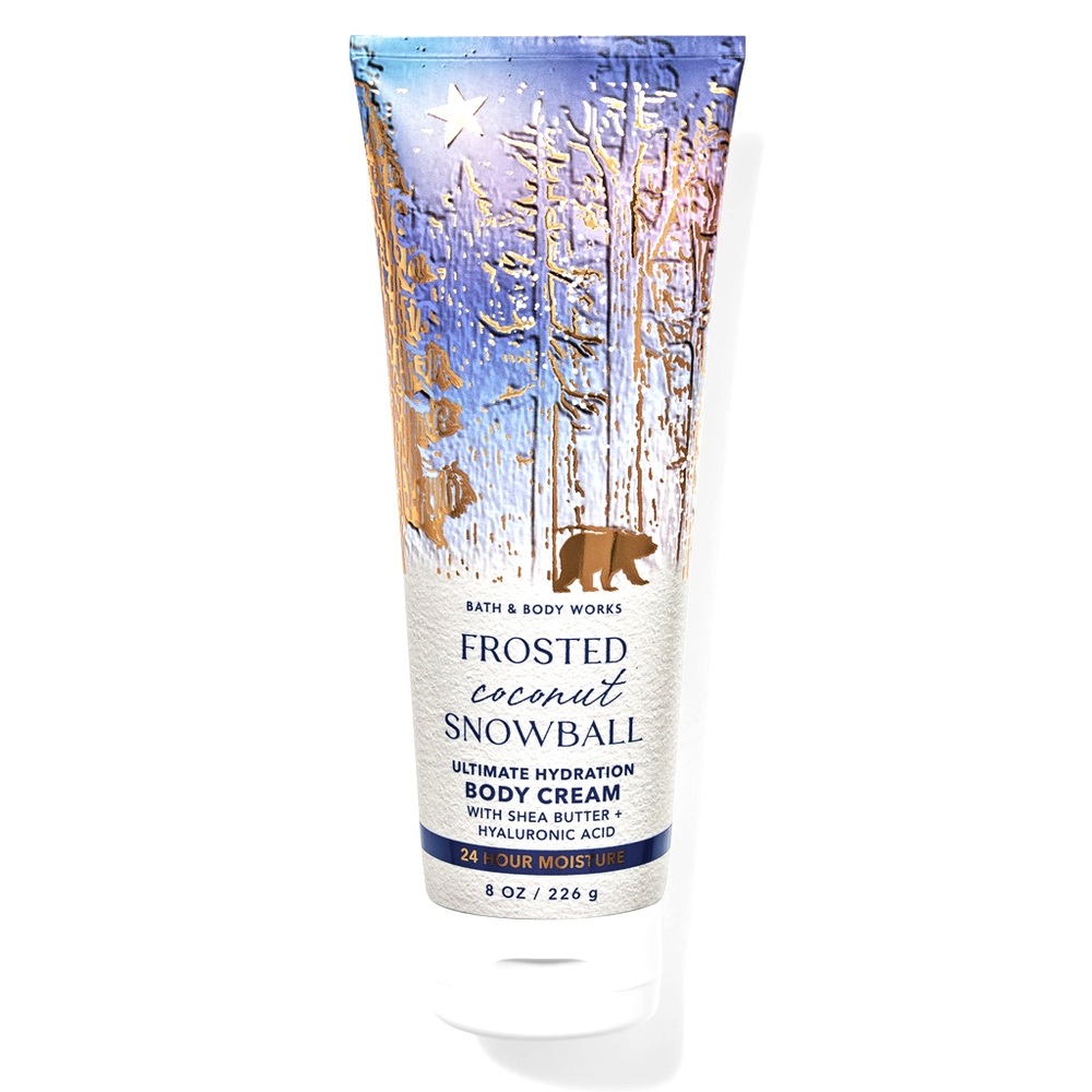 🌴⛄️ FROSTED COCONUT SNOWBALL Bath Body Works Ultimate 24 hour Body Cream Lotion